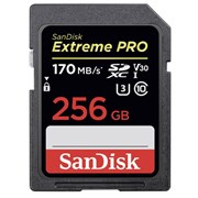 SANDISK Extreme PRO SDXC 256GB 170MB/seg UHS-I