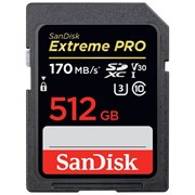 Extreme PRO SDXC 512GB 170MB/seg UHS-I