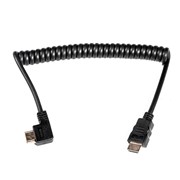 Cabo HDMI Full - HDMI Full Spring Wire Angled