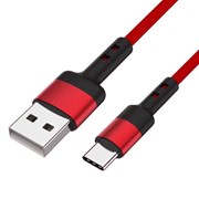 Cabo USB-A para USB-C 60W (Vermelho)