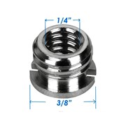 Adaptador de rosca de 3/8 para 1/4 (unidade)