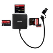 Leitor de Cartões 4-em-1 SD/CF/MS/microSD 25102