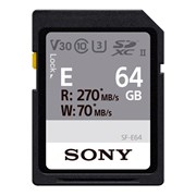64GB E Series SDXC Card UHS-II 270MB/s