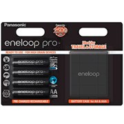 Pilhas eneloop pro AA 2500mAh com caixa de transporte