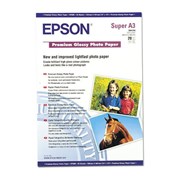 EPSON Premium Glossy Photo Paper A3+ (20 Folhas)