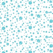 Ella Bella Fundo Stamp Dots Aqua P2529 1.2x3.7m