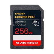 Extreme PRO SDXC 256GB - 250 MB/s V30 UHS-I