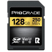 SDXC UHS-II V60 Gold 128GB 250Mb/s