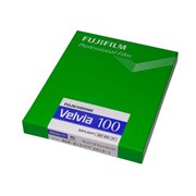 Fujichrome VELVIA 100 4x5 (20 Folhas)