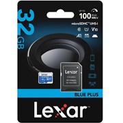 Cartão microSDHC BLUE PLUS 32GB 100MB/s V10