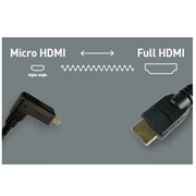 Cabo Micro HDMI para Full HDMI 30cm