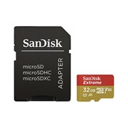 EXTREME microSDHC 32GB A1 Class 10 V30 U3 + AdaptadorSD