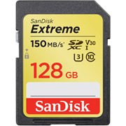 SANDISK EXTREME SDXC 128GB 150MB/s UHS-I U3