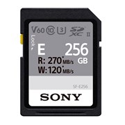 256GB E Series SDXC Card UHS-II 270MB/s