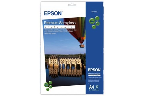 EPSON Premium Semigloss Photo Paper A4 (20 Folhas)