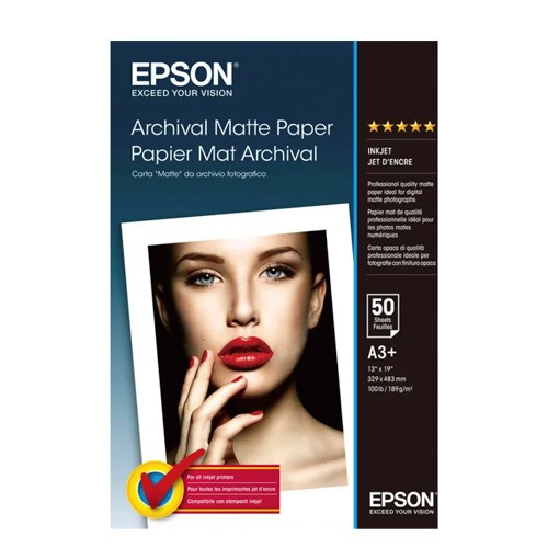 EPSON Archival Matte Paper A3+ (50 Folhas)
