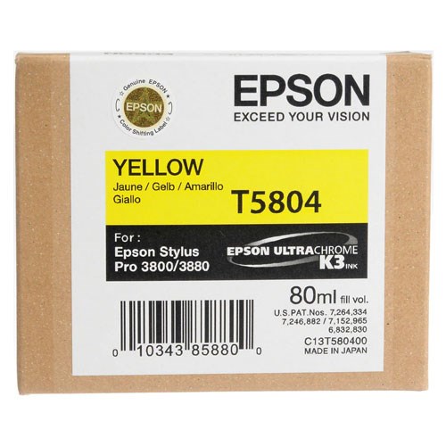 EPSON Tinteiro Amarelo T5804
