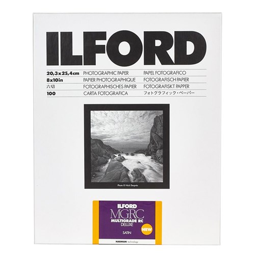 ILFORD MULTIGRADE V RC DELUXE Satin 20,3 x 25,4cm (25 Folhas)