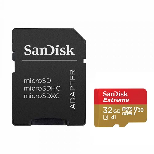 SANDISK 32GB MicroSD Extreme A1 V30 U3 UHS-I