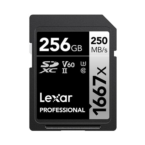 LEXAR Professional SDXC 256GB 250MB/seg UHS-II