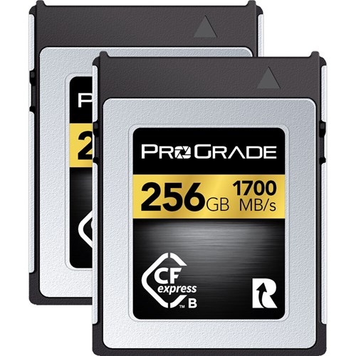 PROGRADE CFexpress™ 2.0 Type B Gold 256GB 1700MB/s (2 unids)