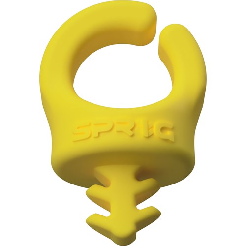 SPRIG CLIP P/CABO AMARELO 3/8"-16 3 UNID