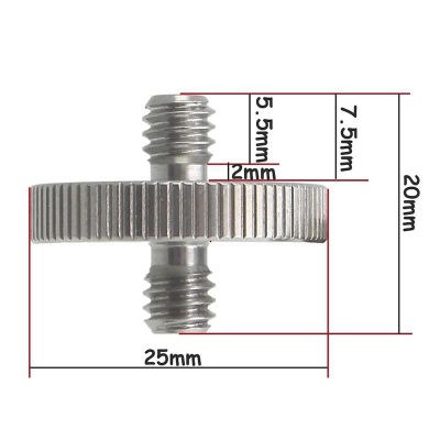 CARUBA Adaptador de rosca 1/4" – 1/4"