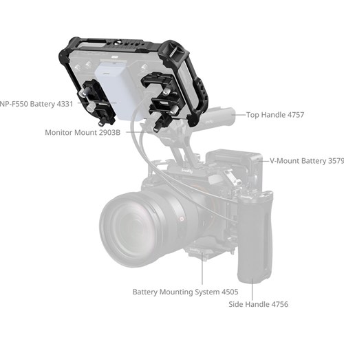 SMALLRIG Kit de Cage para Monitor Atomos Ninja TX 5708