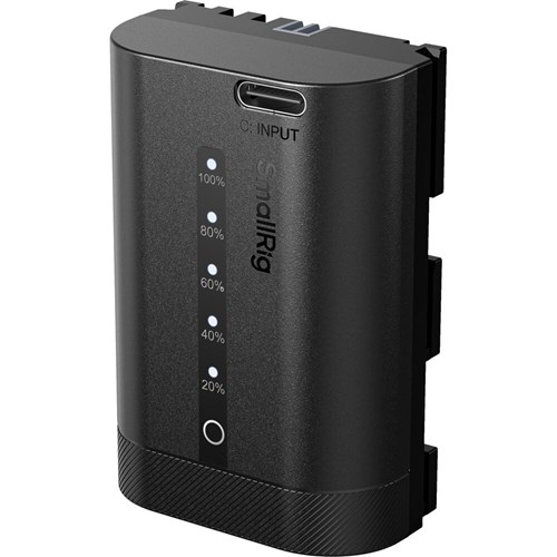 SMALLRIG Bateria para Câmara USB-C com Indicador de Carga Canon LP-E6P 5298