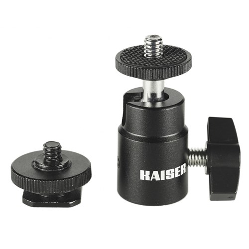 KAISER Mini cabeça de rotula de 1/4 + sapata 6010