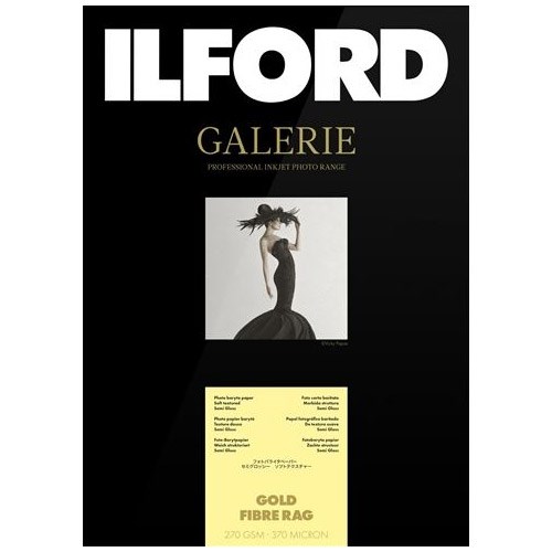 ILFORD Galerie Gold Fibre Rag 21x29cm (25 folhas)