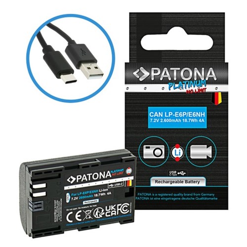 PATONA Bateria Platinum LP-E6P