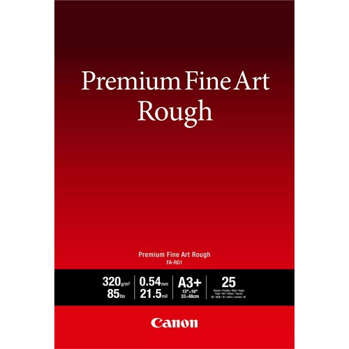 CANON Papel Premium FineArt Rough A3+ 25 Folhas