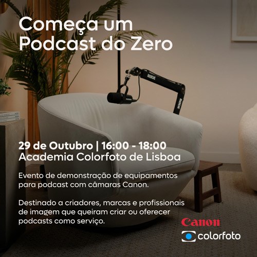 COLORFOTO Podcast do zero powered by Canon