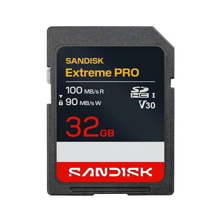 SANDISK EXTREME PRO SDHC 32GB - 100MB/s V30 UHS-I