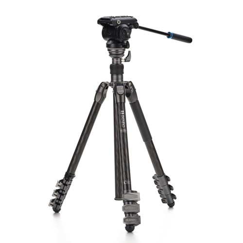 BENRO Tripé Rhino FRHN24CFS4PRO + Cabeça de Vídeo S4PRO (Carbono)
