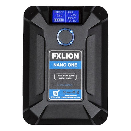 FXLION Bateria V-Mount NANO ONE 50Wh 14.8V