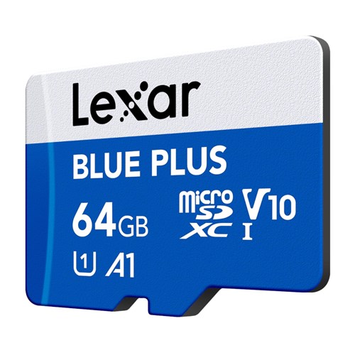 LEXAR BLUE PLUS microSDXC UHS-I 64GB