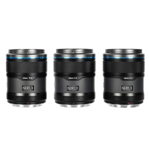 SIRUI Kit Sniper Series 23mm, 33mm, 56mm F1.2 Autofocus (Sony)