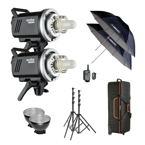 GODOX MS300 Umbrella Kit