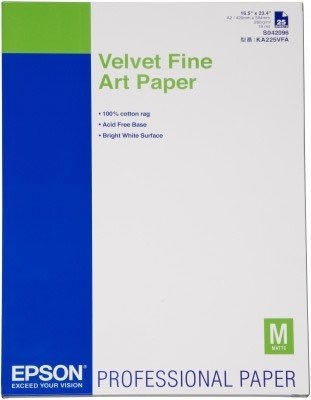 EPSON Velvet Fine Art Paper A2 (25 Folhas)