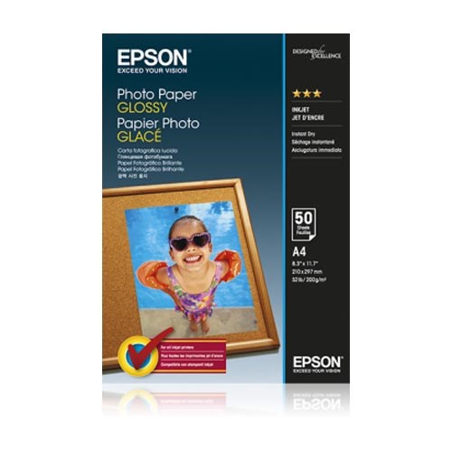 EPSON Glossy Photo Paper A4 (50 Folhas)