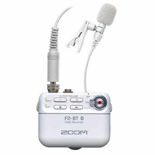 ZOOM F2-BT (Branco) + Mic Lavalier