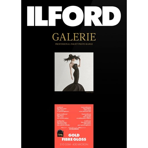 ILFORD Galerie Gold Fibre Gloss A3+ (25 folhas)