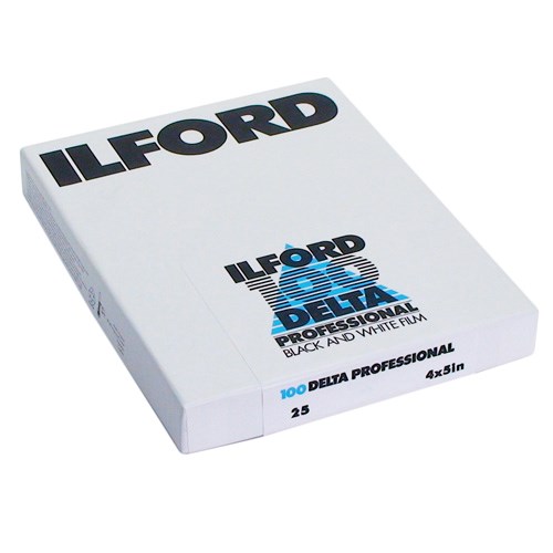 ILFORD DELTA 100 4x5 (25 folhas)