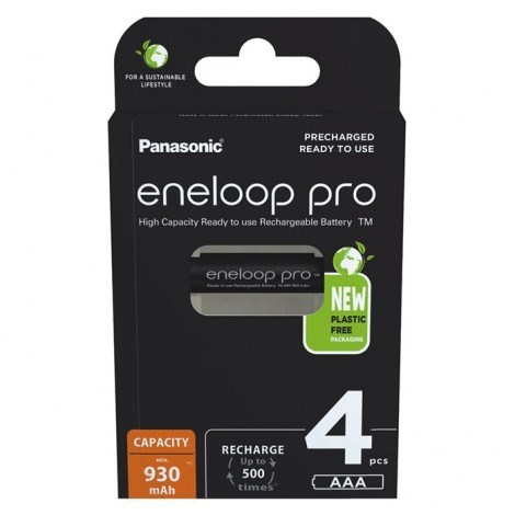 PANASONIC Eneloop Pro 4 Pilhas AAA 930mAh