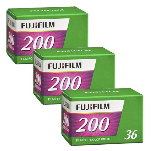 FUJIFILM Fujicolor 200 (Pack 3 unids.135/36 Exp.)