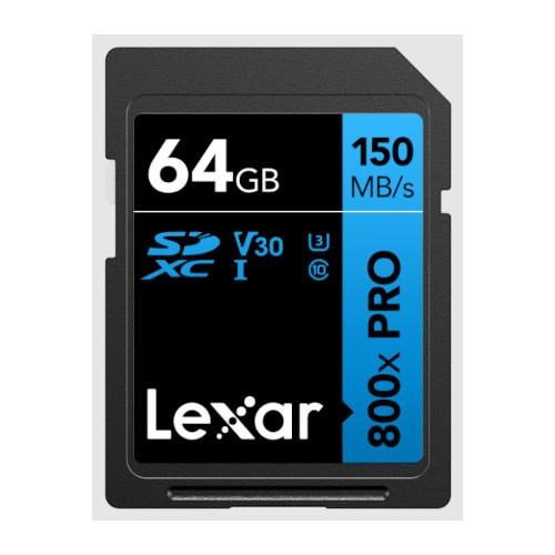 LEXAR SHXD UHS-I 64GB 150MB 800X PRO
