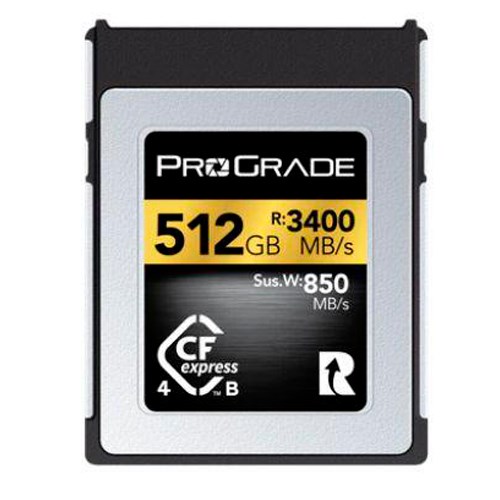 PROGRADE CFexpress 4.0 Type B (Gold) 512GB - 3400MBs