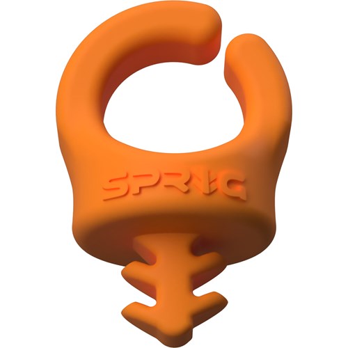 SPRIG CLIP P/CABO LARANJA 1/4"-20 6 UNID